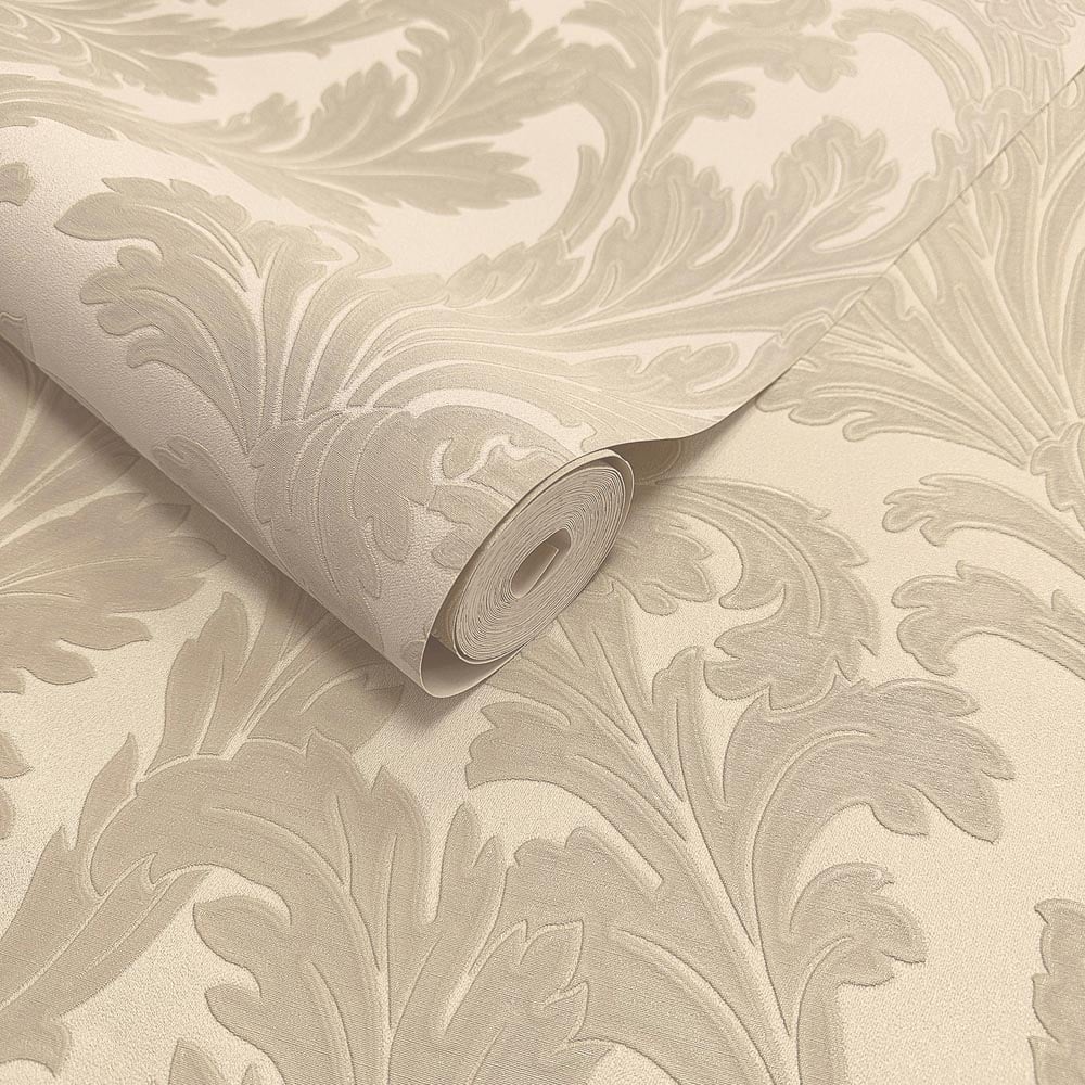 Holden Decor Acanthus Beige Wallpaper Image 2