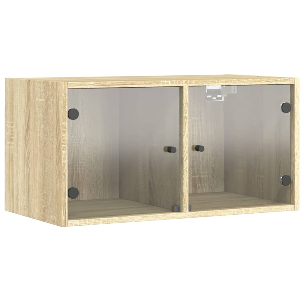 vidaXL 2 Door Sonoma Oak Wall Cabinet Image 2