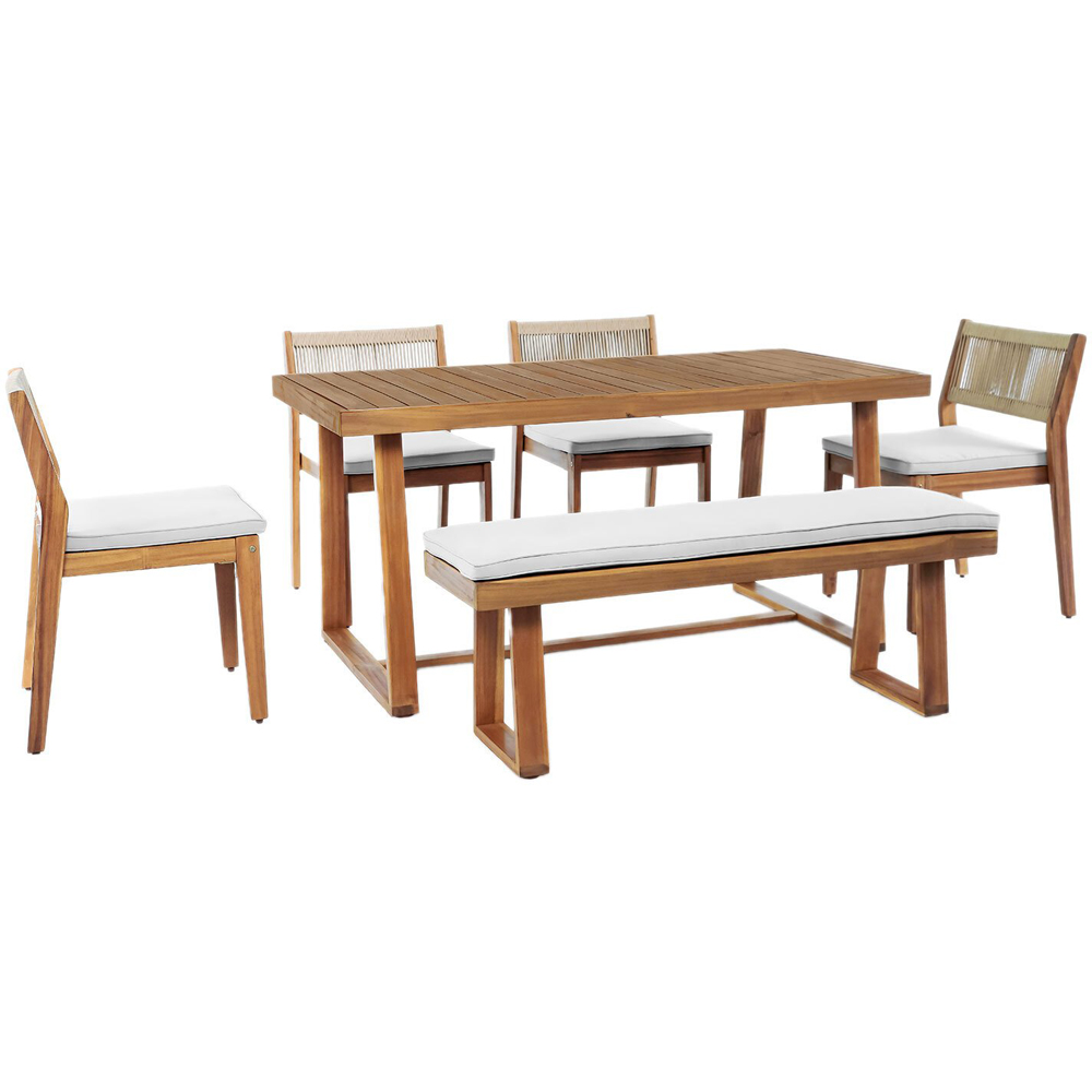 Brooke 6 Piece Dining Set - Wood Image 9