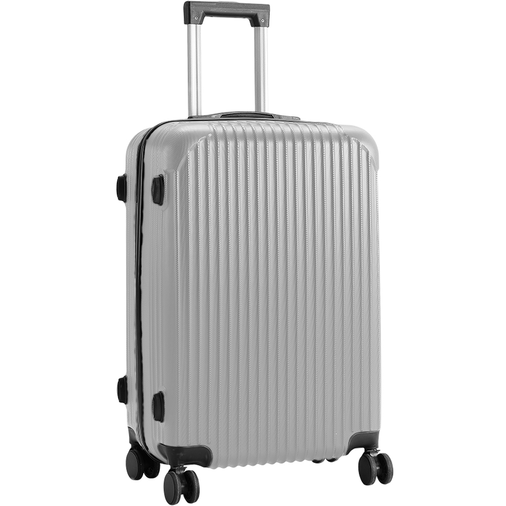 H&O Direct Medium Grey Hardshell Suitcase Image 1