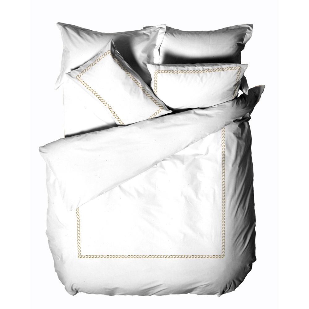 Paoletti Cleopatra Double Gold Duvet Cover Set Image 4