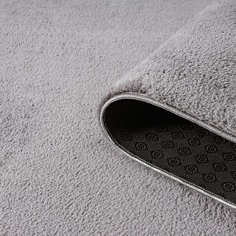 Desire Rugs Comfy Dark Grey Anti Slip Felt Backing Rug 60 x 100cm Image 3
