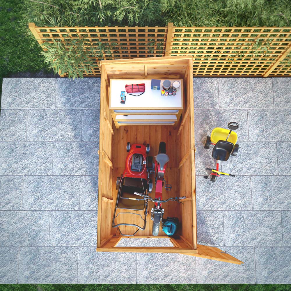 Mercia 8 x 4ft Shiplap Pent Shed Image 7