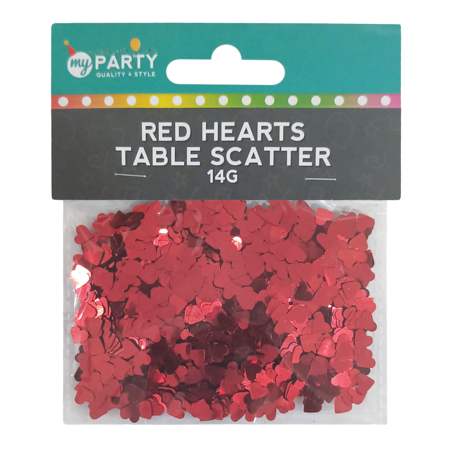 Confetti Hearts - Red Image