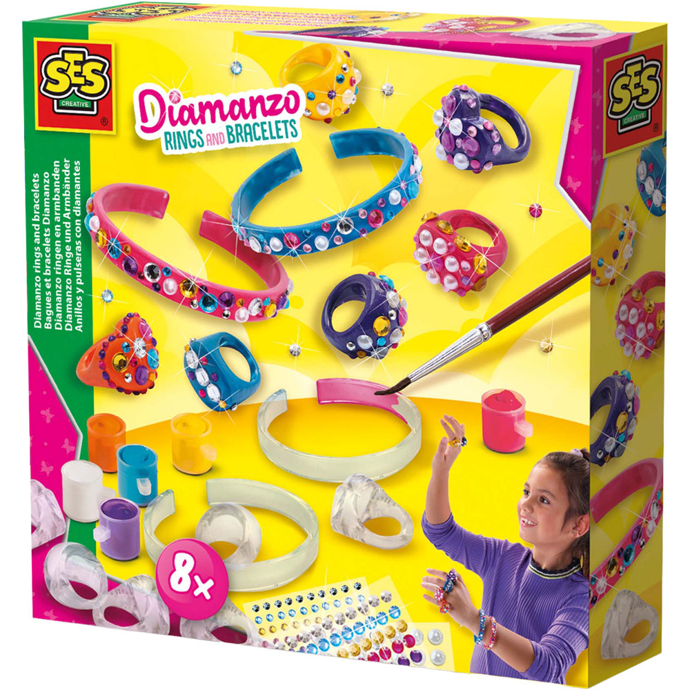 SES Creative Diamanzo Rings and Bracelets Set Image 1