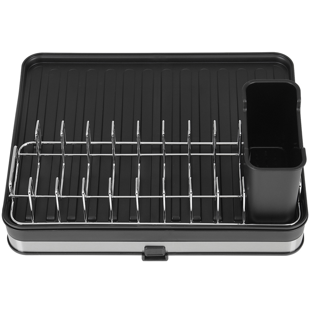 Living and Home Expandable Kitchen Dish Drainer Rack Image 3