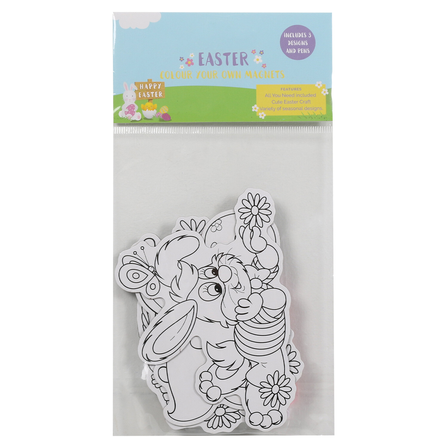 Colour Your Own Easter Magnets Image