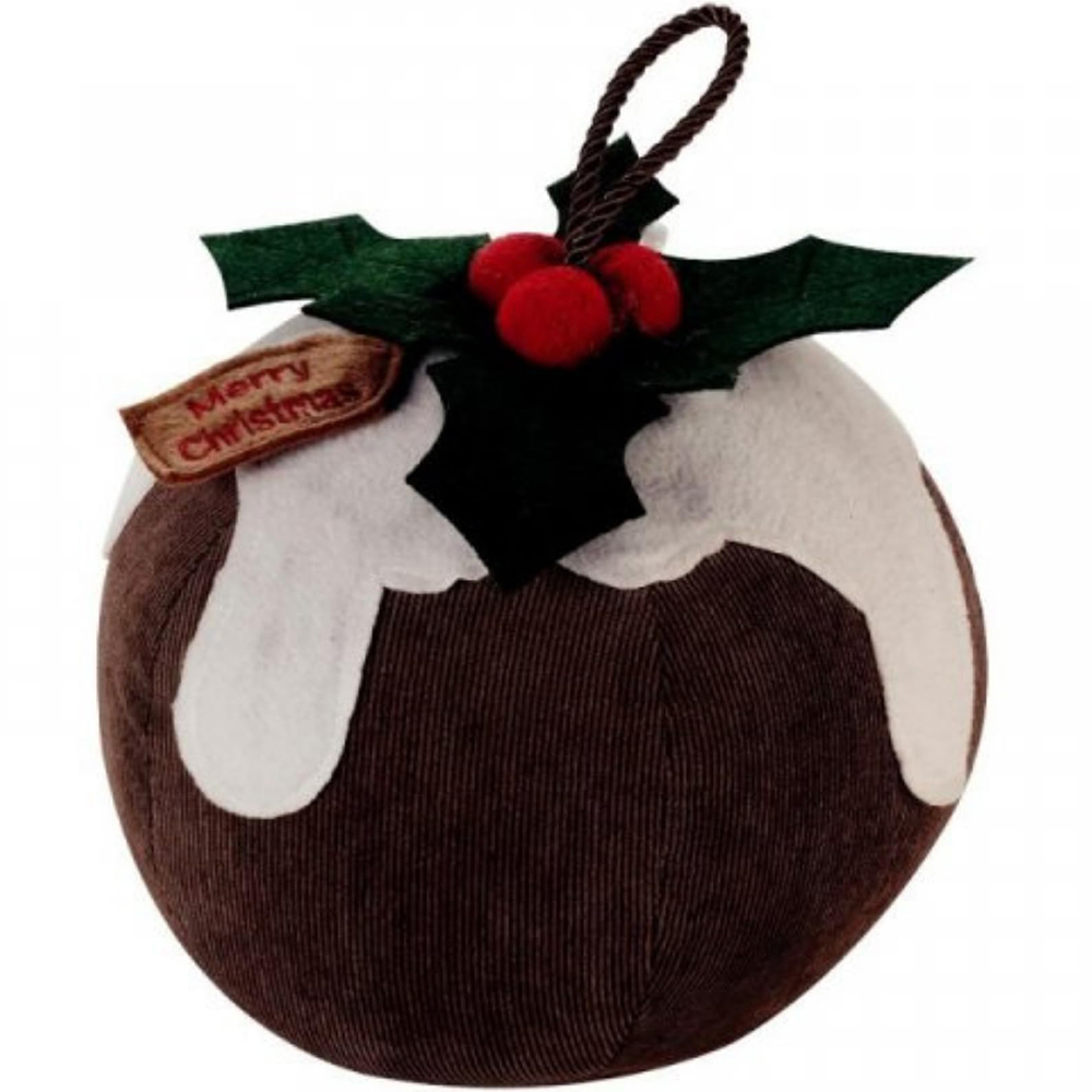 Samuel Alexander Weighted Decorative Christmas Pudding Door Stop 1.5kg Image 1