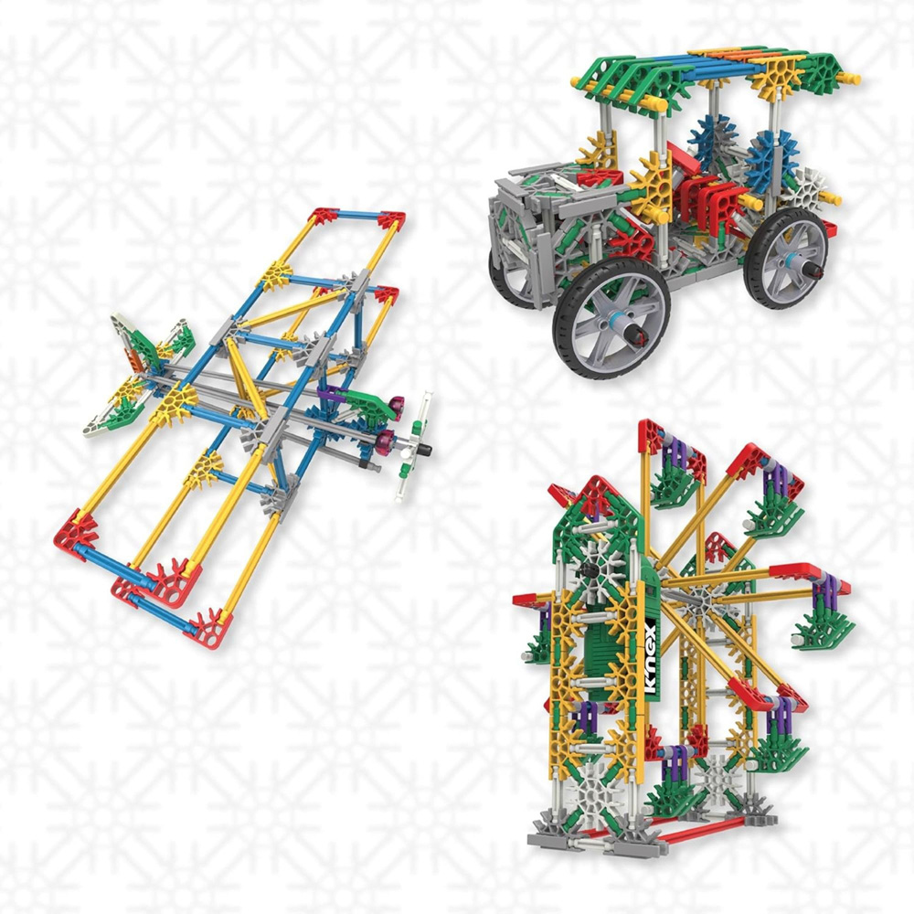 Basic Fun K'NEX Classics Power and Play Motorised 50 Model Building Set 529 Piece Image 3