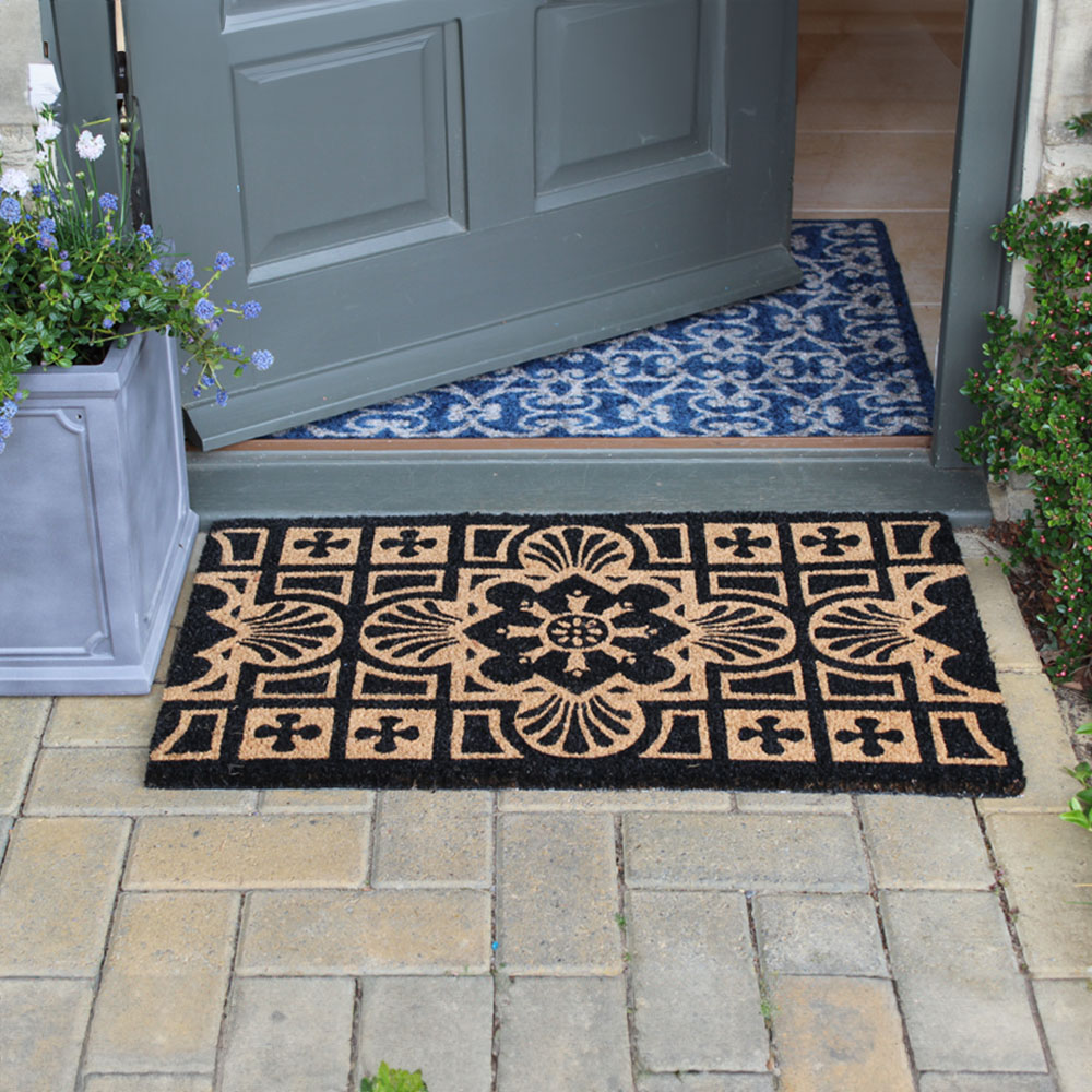 RHS Gertrude Jekyll Tile Latex Backed Door Mat 45 x 75cm Image 2