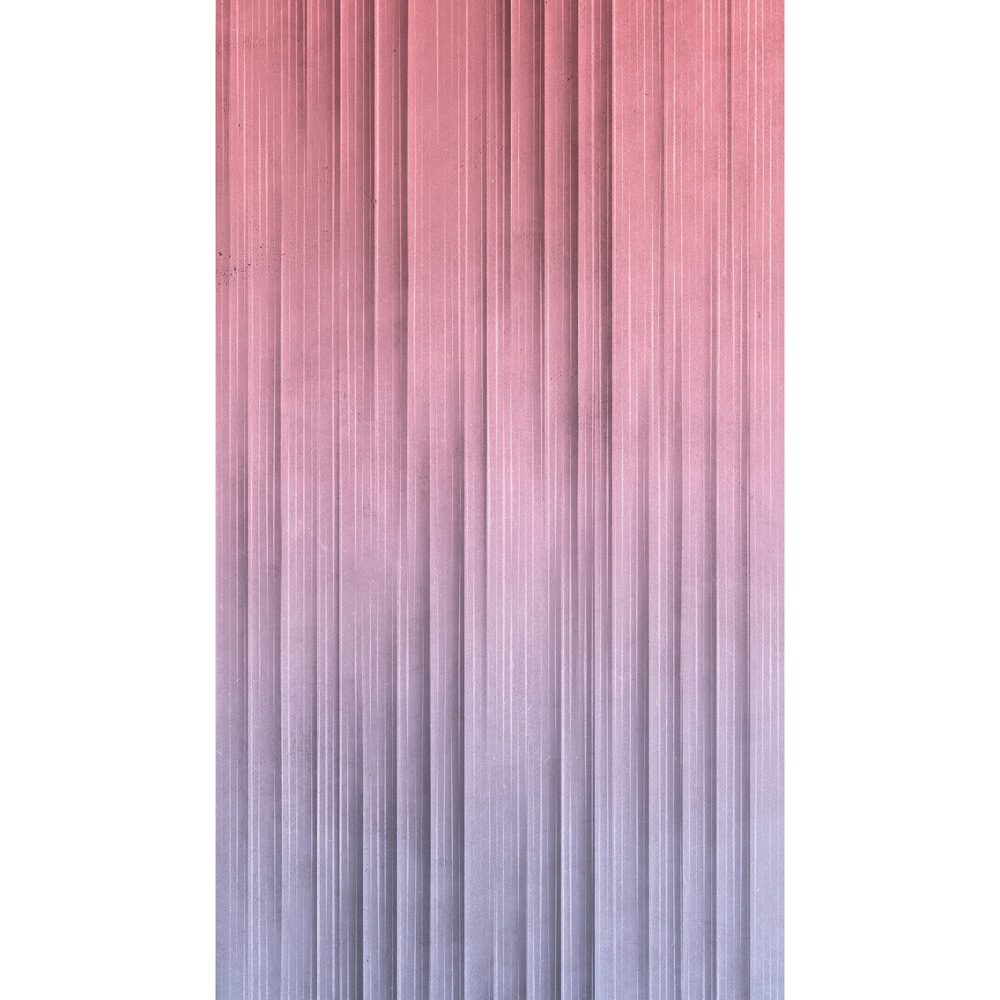 Grandeco Flashy Concrete Pink 3 Lane Wall Mural Image 2