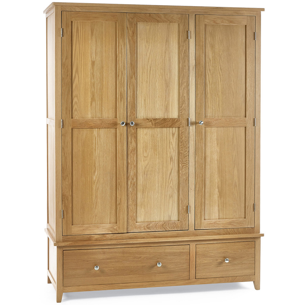 Julian Bowen Mallory 3 Door 2 Drawer Wardrobe Image 2