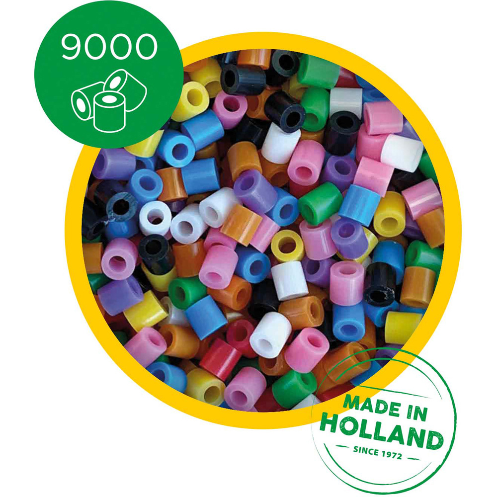 SES Creative Beedz Colour Mix Iron On Bead 9000 Piece Image 4