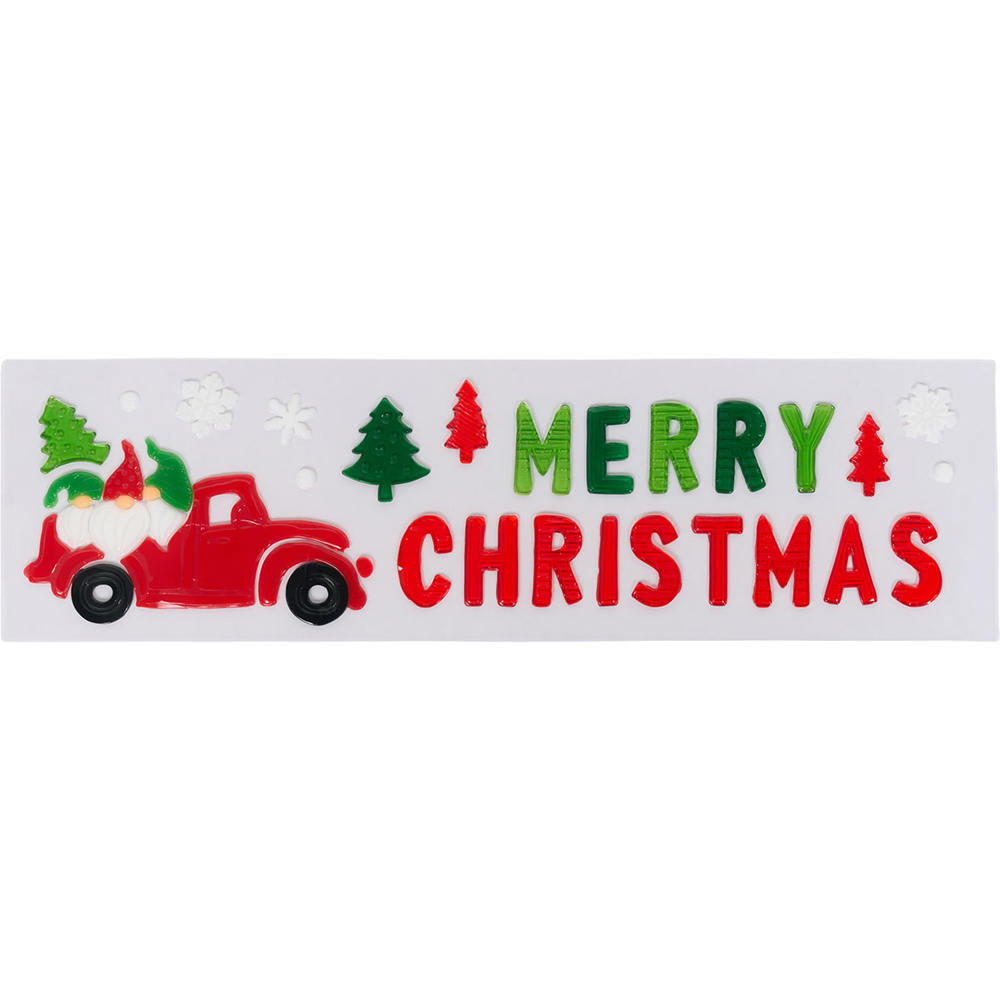 Festive Gel Window Sticker Image 5