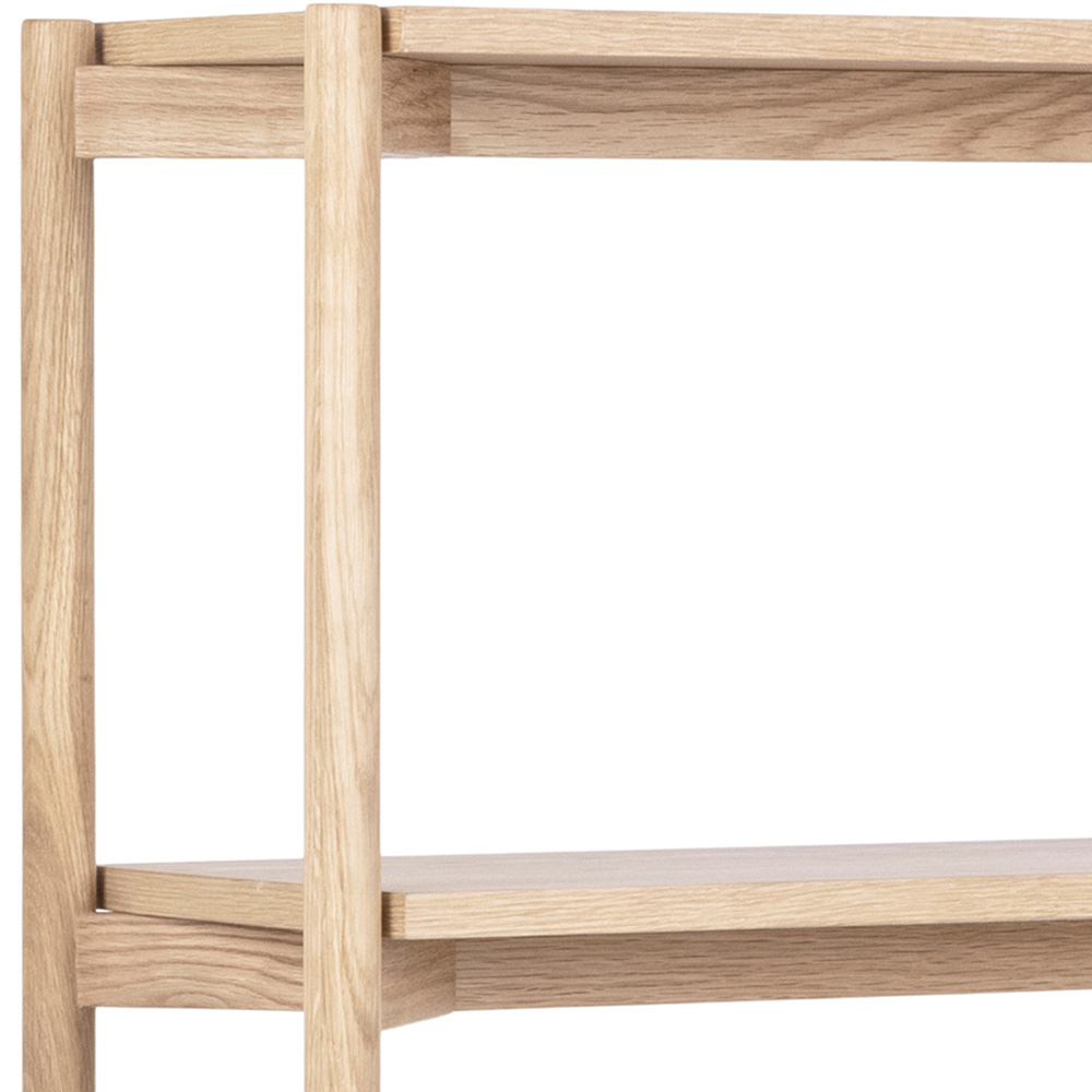 Florence Braidwood 4 Shelf White Oak Veneer Bookcase Image 5