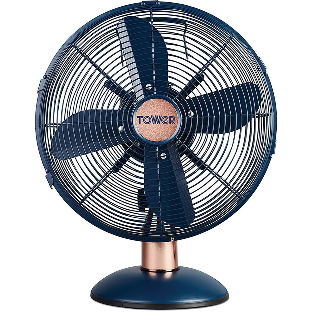 Tower Cavaletto 12in Metal Desk Fan Image 1