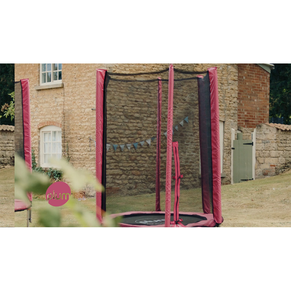 Plum Play Blue Junior Trampoline with Safety Enclosure Net Image 5