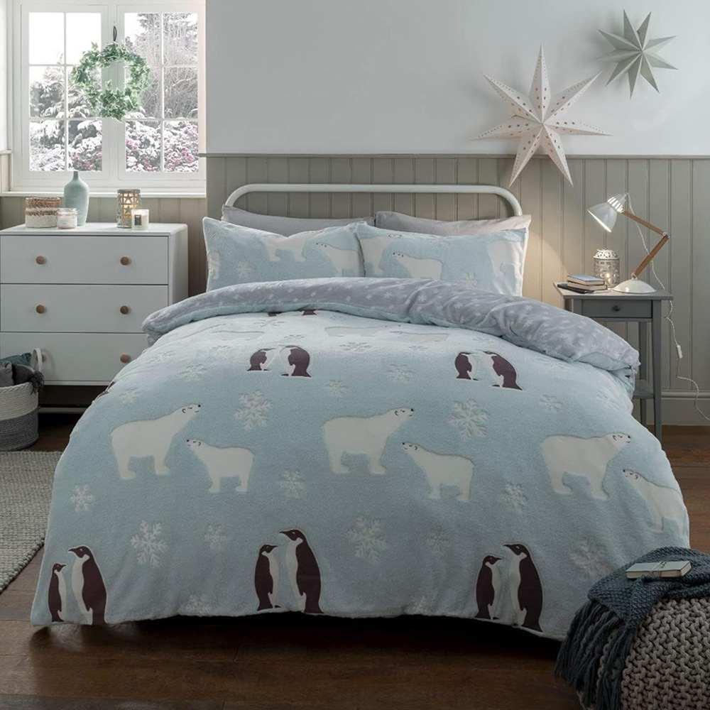 Smart Living Single Penguin and Polar Bear Glow in the Dark Duvet Set Image 1