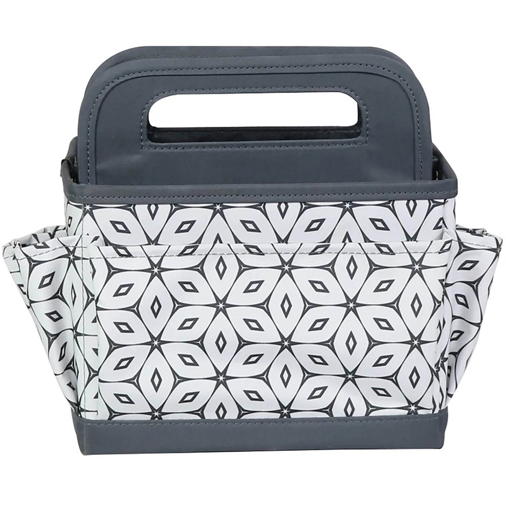 Everything Mary EVM12830-3 Grey and Cream Geometric Desktop Organiser 20.3 x 15.2 x 21.6cm Image 7
