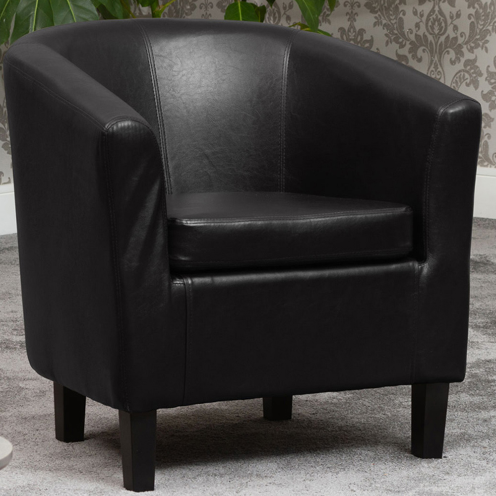 Artemis Home Meriden Black Tub Chair Image 1