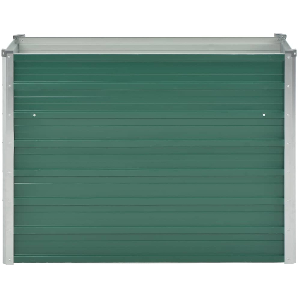 vidaXL Green Galvanised Steel Raised Garden Bed 77 x 40 x 100cm Image 3