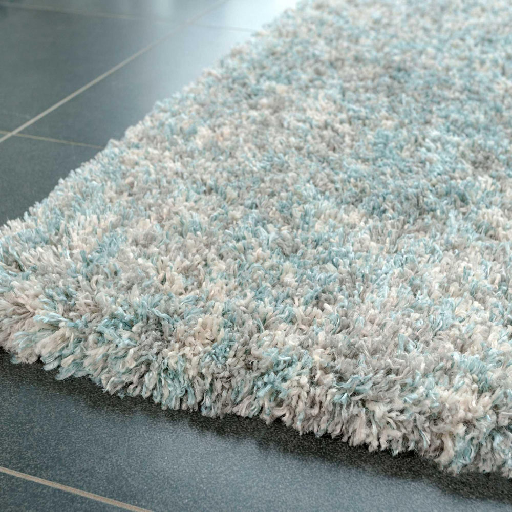 Kukoon Kinsale Blue Multicolour Shaggy Mottled Rug 200 x 290cm Image 4