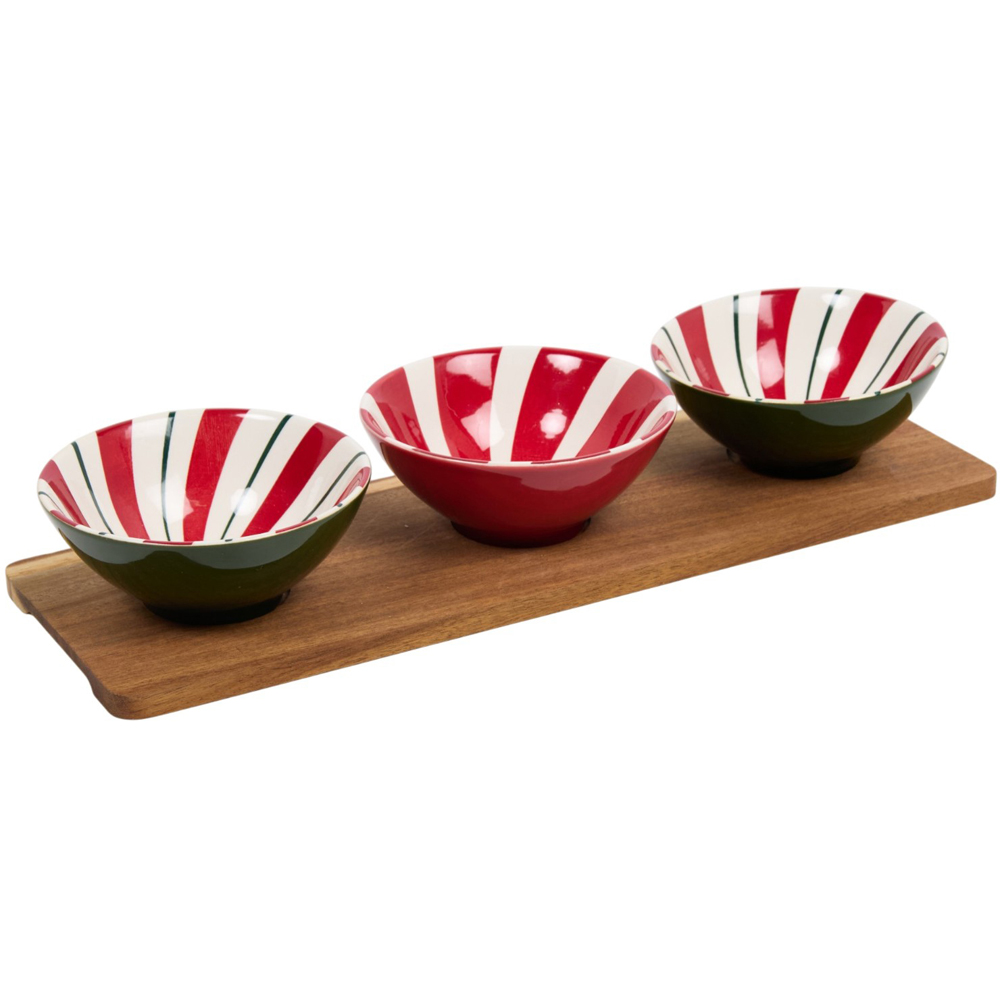 Pack of 3 Candy Cane Dip Bowls Image 4
