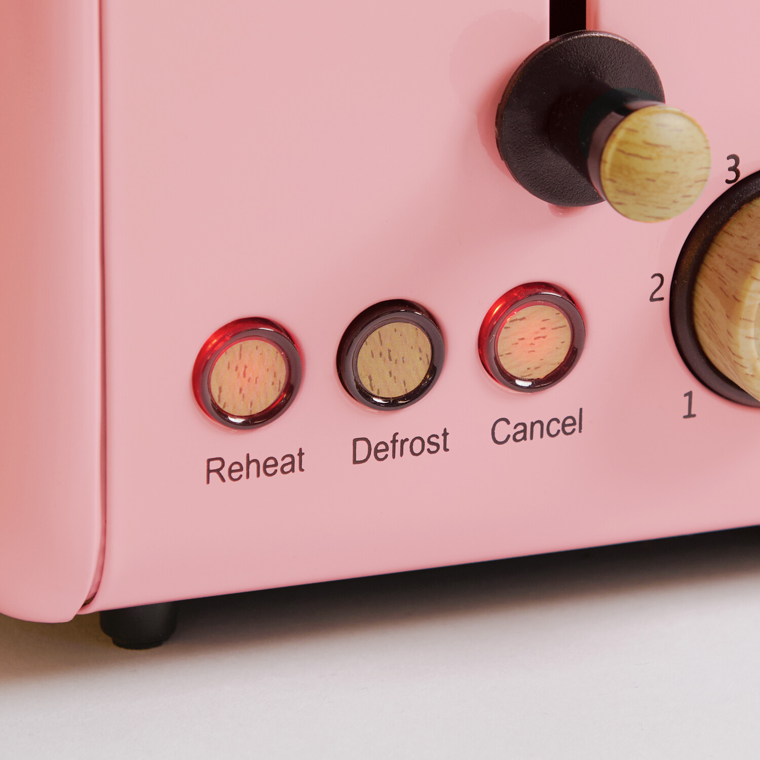 Sweet Dream 4 Slice Stainless Steel Toaster - Pink Image 6