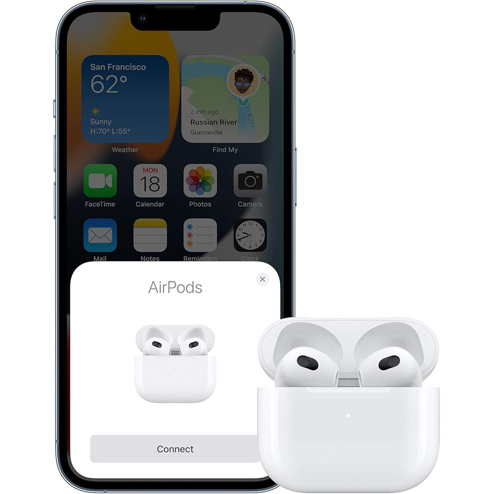 Apple 3rd Generation White AirPods with MagSafe USB-C Charging Case Image 6