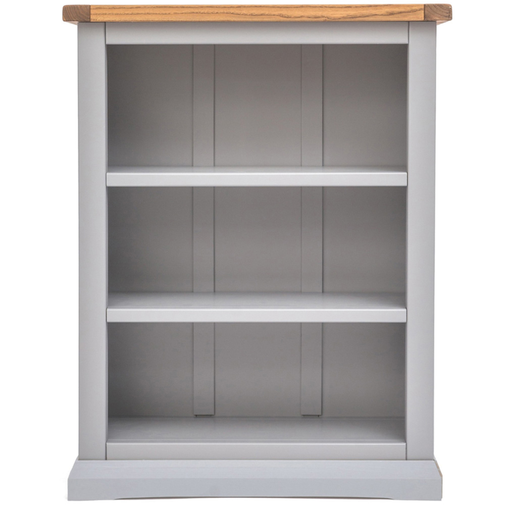 Rocca 3 Shelf Grey Bookcase Image 2