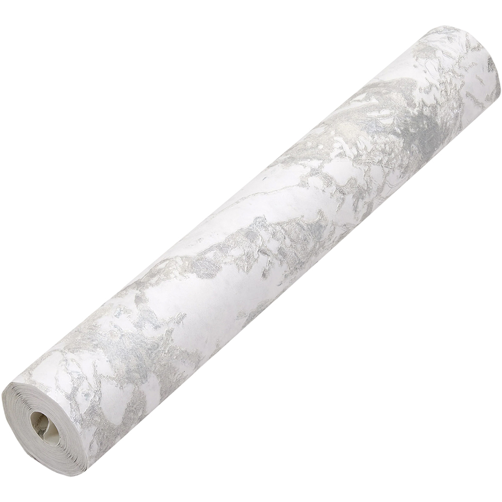 Living and Home Textured 3D Embossed Grey Non-Pasted Non-Woven Wallpaper Image 3