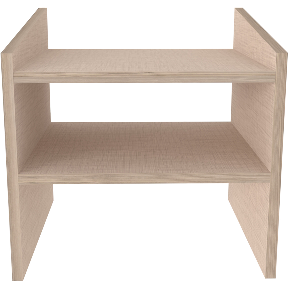 Decorotika Adin 2 Shelf Cottonbeige Bedside Table Image 2