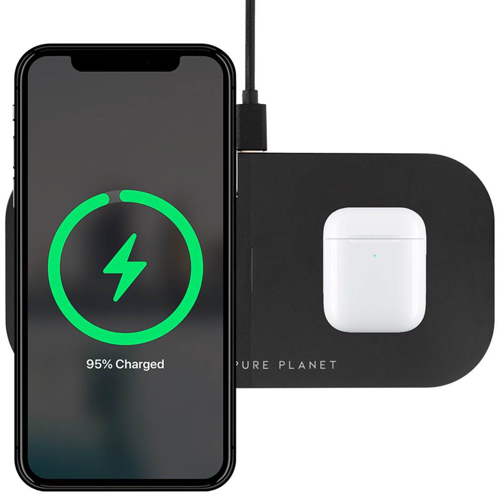 Our Pure Planet Dual Wireless Charging Pad 15W Image 3