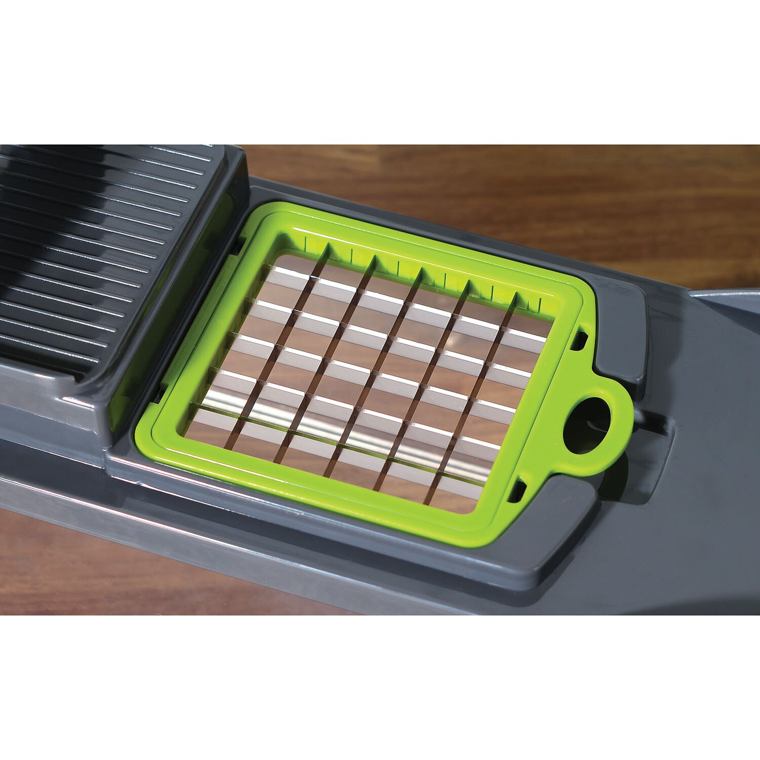 MY Vegetable Cutting Chopper - Grey and Green Image 16