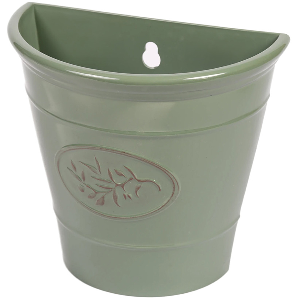 YouGarden Olive Wall Planter 23cm 2 Pack Image 2