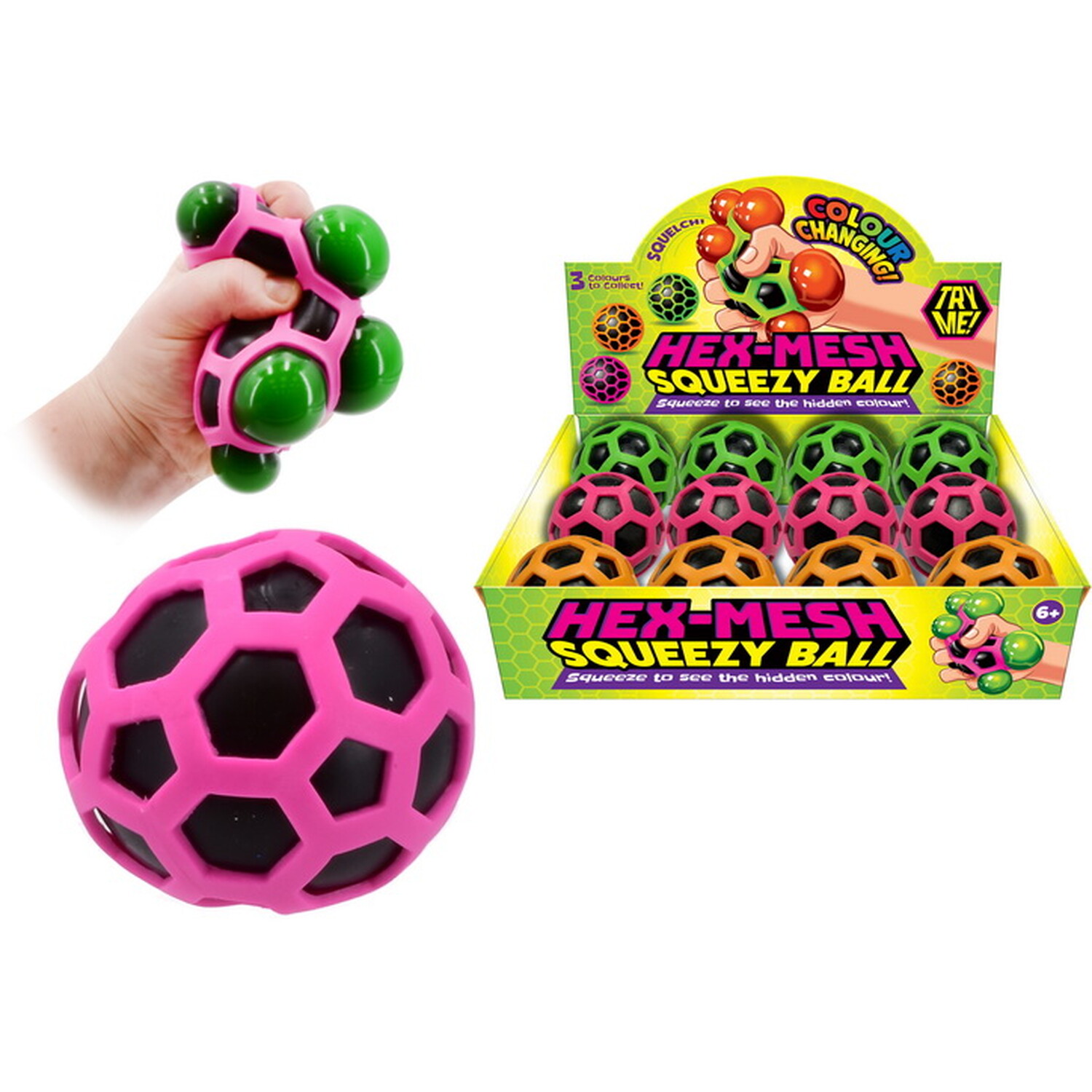 Hex-Mesh Squeezy Ball Image