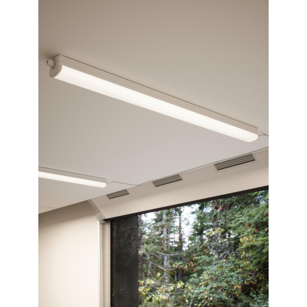 Nordlux Oakland 120 Single White LED Batten Light Fitting Image 2