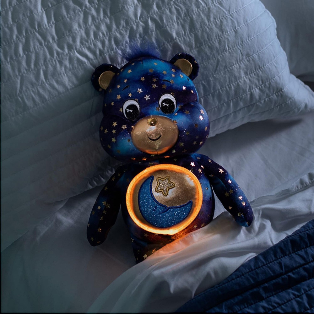 Basic Fun Care Bears Glowing Belly Plush Bedtime Bear Soft Toy 35cm Image 2
