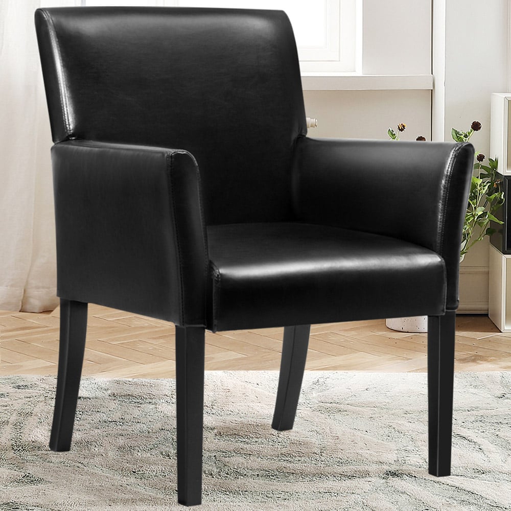 Costway Black Accent Chair Image 1