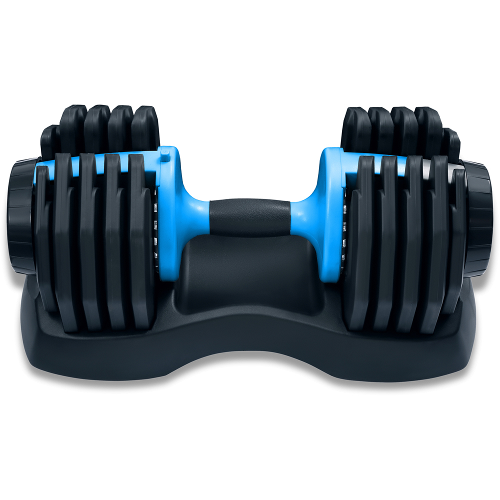 Strongology Urban25 Black and Blue Adjustable Smart Dumbbell 2.5 to 25kg Image 3