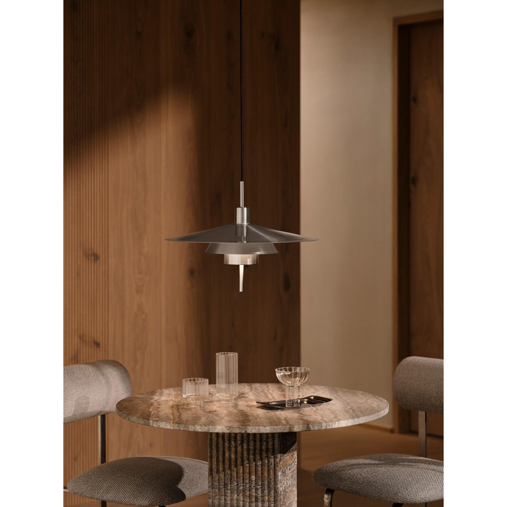 Nordlux Latika Brushed Chrome Pendant Light Image 9