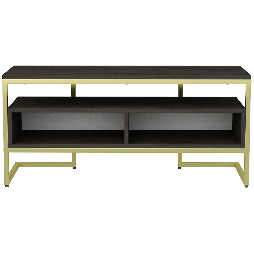 Decorotika Merrion 3 Shelf Gold Wenge TV Stand for 50 inch TV Image 2