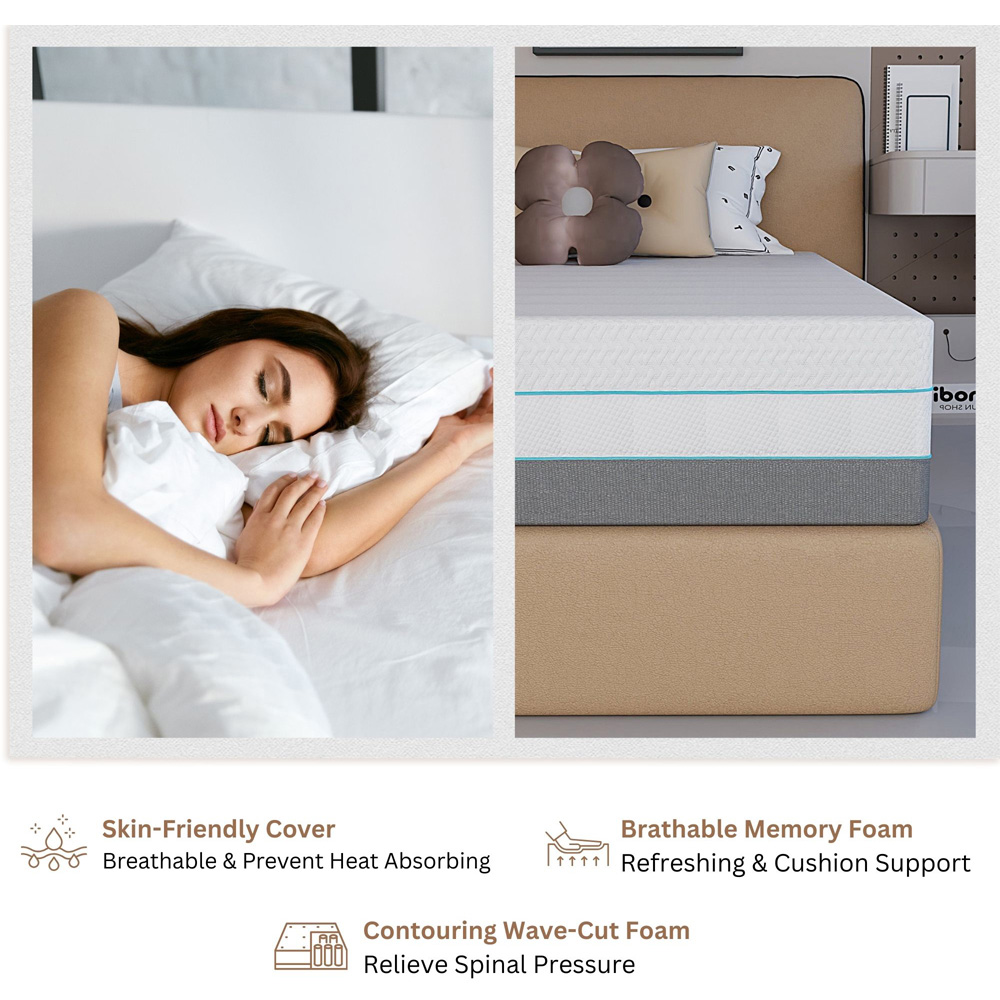 Sliding Wardrobes 4U Double Smart Hard Foam Pressure Relief Mattress Image 5