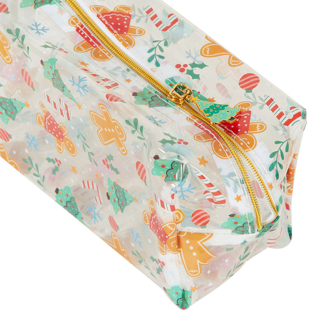 Gingerbread Pencil Case Clear - Multicolour Image 3