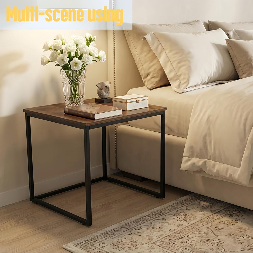 Alivio Brown Industrial Nest of Tables Set of 3 Image 5