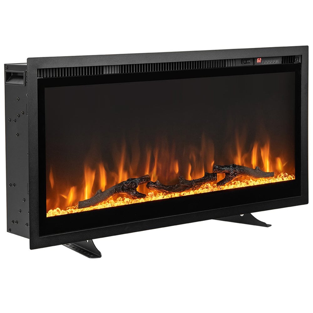 Costway 5000 BTU Linear Electric Fireplace Heater with Remote Image 1
