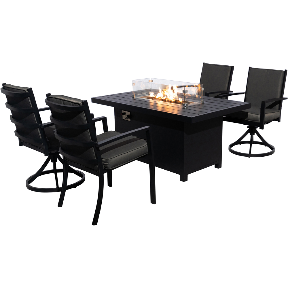 Furniture One 4 Seater Aluminium Garden Dining Set Image 2