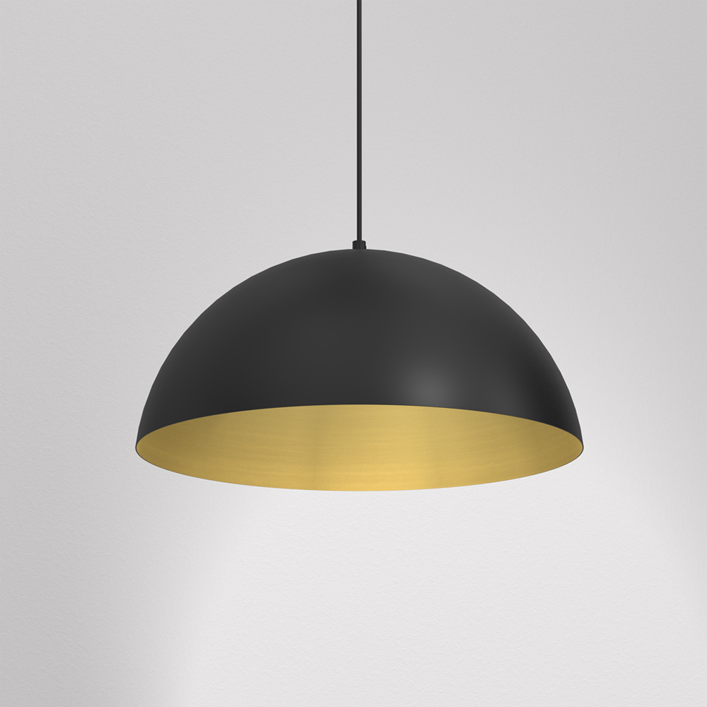 Milagro Beta Black Pendant Lamp 230V Image 3