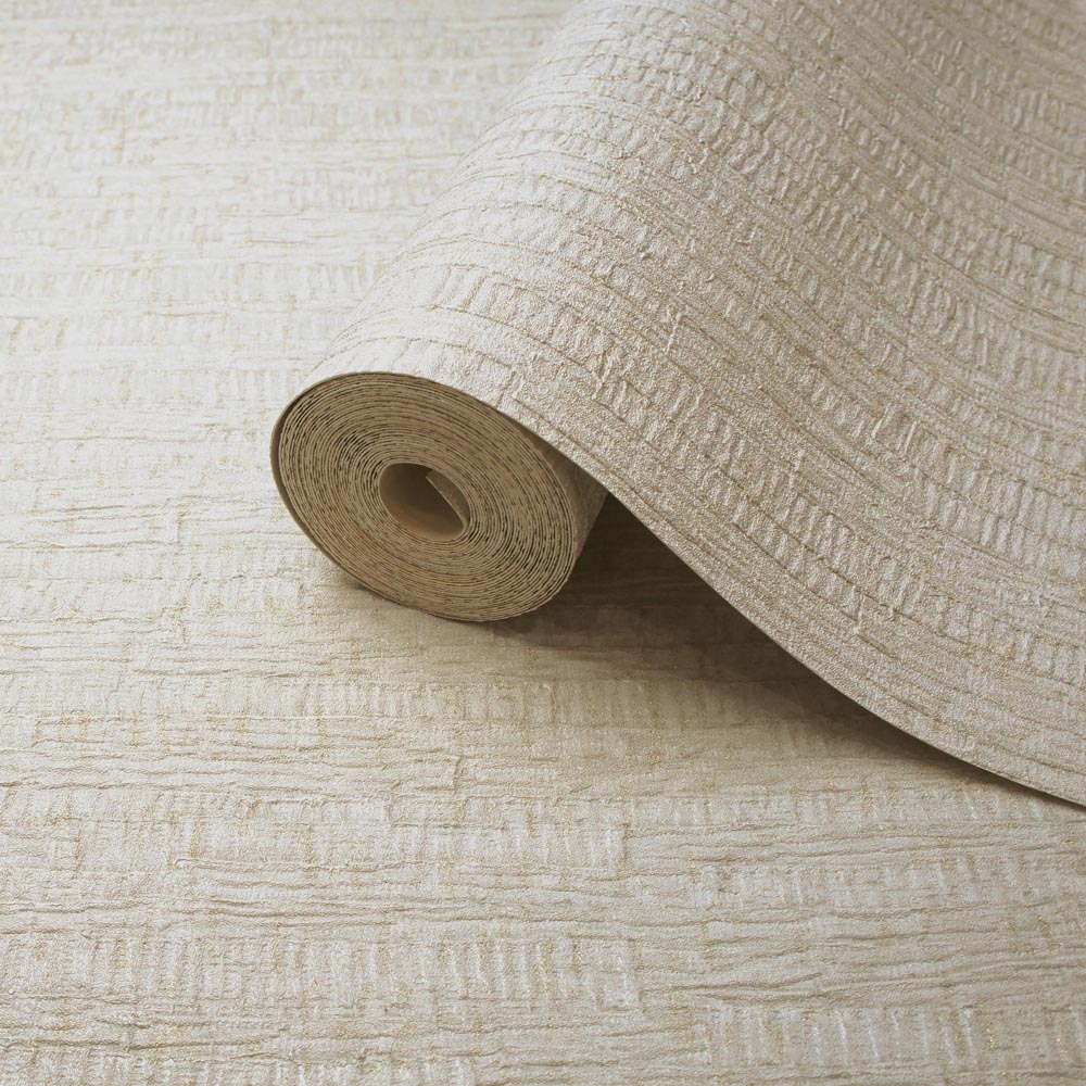 Holden Decor Opus Ornella Bark Texture Cream Wallpaper Image 2