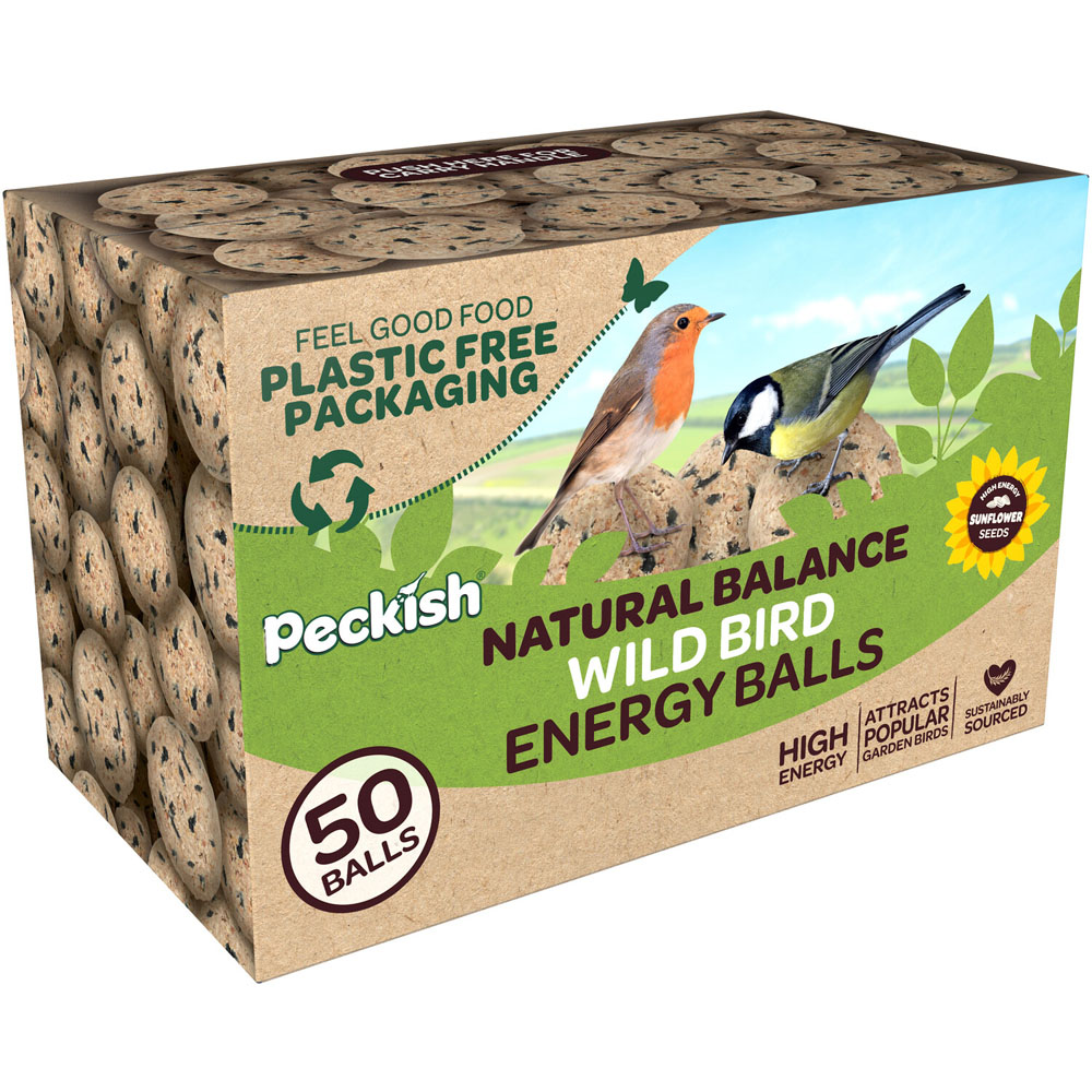 Peckish Natural Balance Wild Bird Energy Balls 80g 50 Pack Image